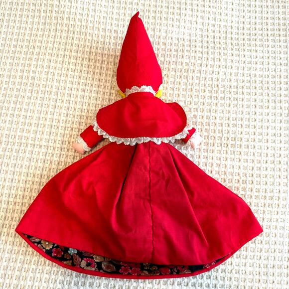 Handmade Little Red Riding Hood Topsy Turvy Doll Pretend Play StoryTime Library - Picture 4 of 10